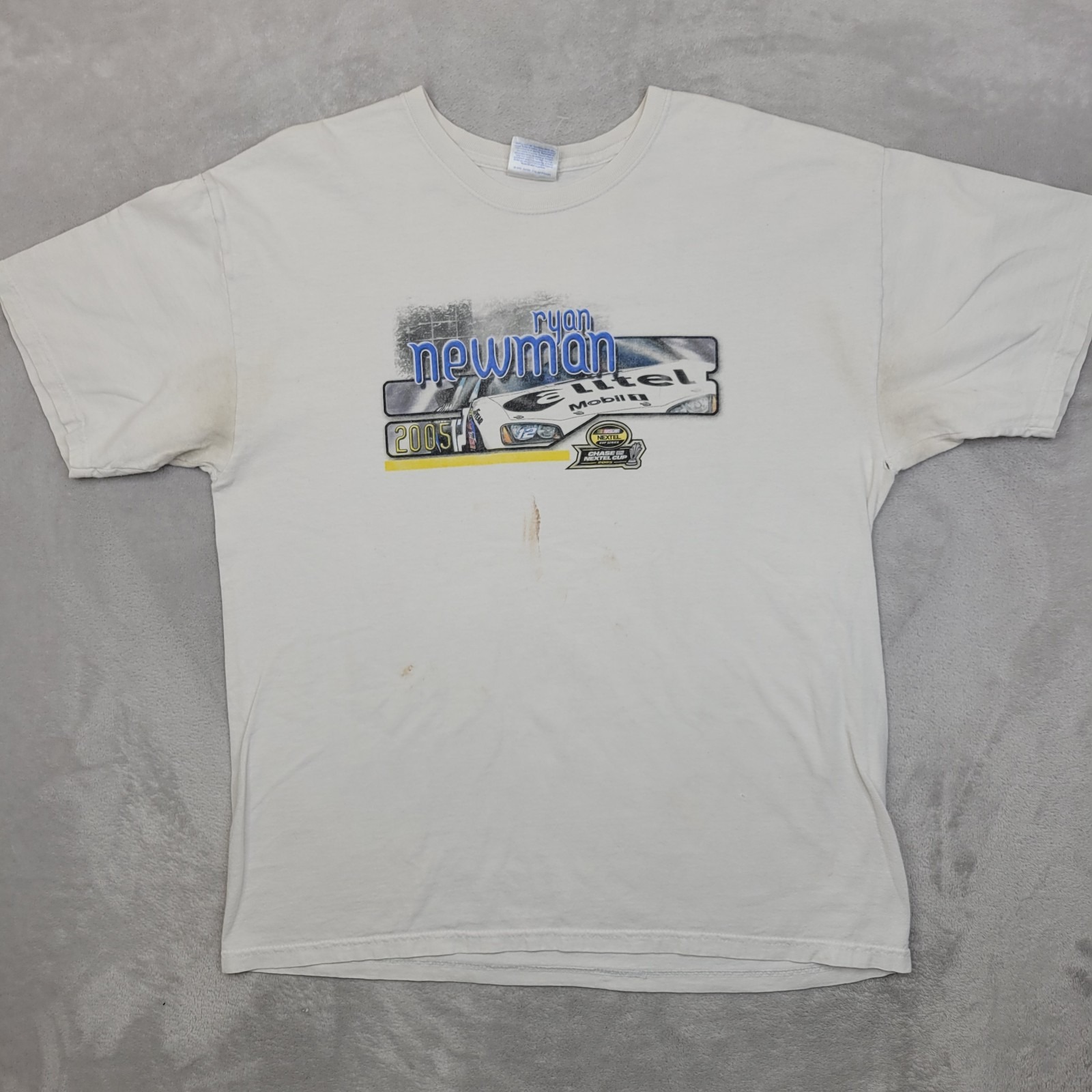 Vintage Ryan Newman Shirt Mens Large 2005 Nascar Chase Nextel Cup Hanes Tee